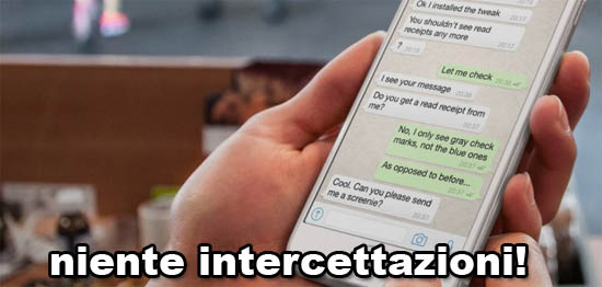 whatsapp intercettazioni